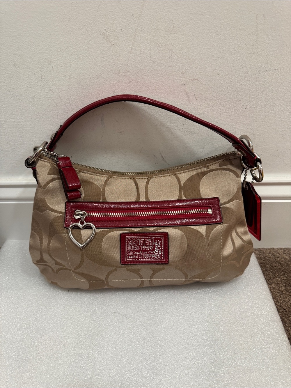 Coach poppy y2k shoulder bag purse 2 hangtags